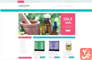 Healthy Life Supplements Magento Theme