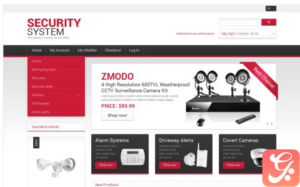 Security Systems Magento Theme