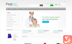 First Aid Store Magento Theme