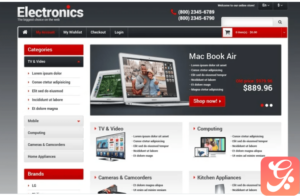 Electronics Store Responsive Magento Theme