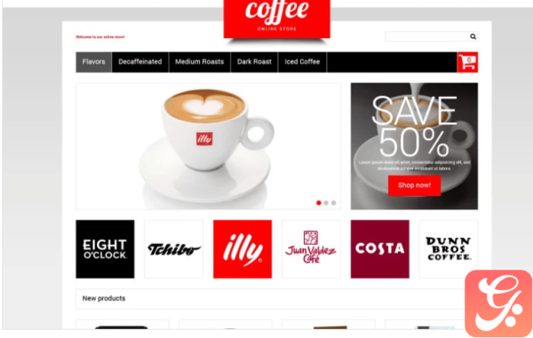 Coffee Store Magento Theme