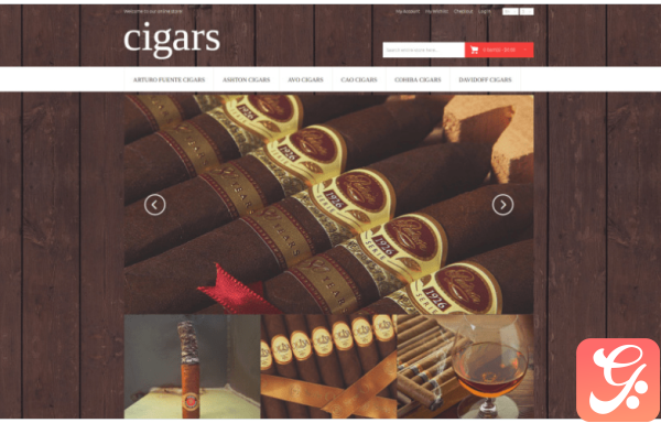 Cigar Flavor Magento Theme