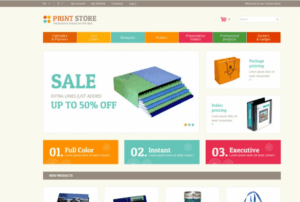 Print Store Magento Theme