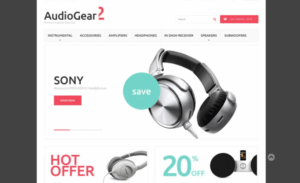 Music Playing Gear Magento Theme