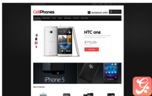 Mobile Store Responsive Magento Theme