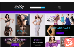 Belly Dance Costumes Magento Theme