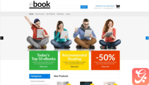 Selling E-books Magento Theme