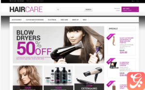 Hairdresser's Stuff Magento Theme