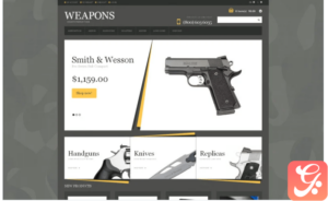 Gun Shop Responsive Magento Theme
