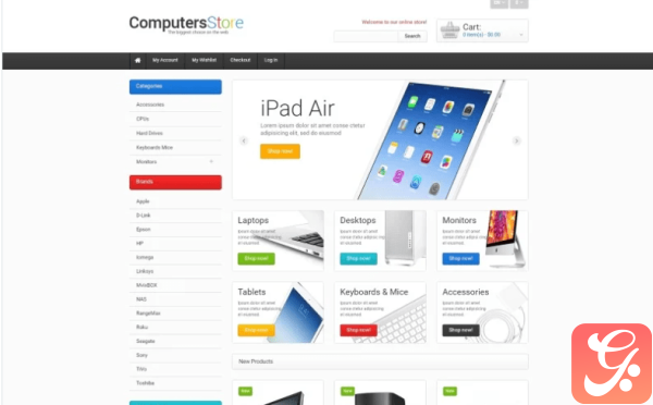 The Biggest Computers Store Magento Theme