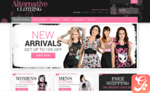 Alternative Clothing Store Magento Theme