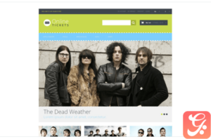 Tickets Website Responsive Magento Theme