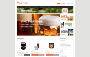 Homebrew Supply Shop Magento Theme