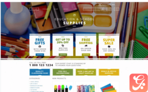 School Supplies Magento Theme