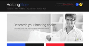 Hosting Responsive Magento Theme