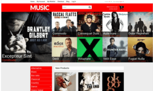 Mixed Taste Music Shop Magento Theme