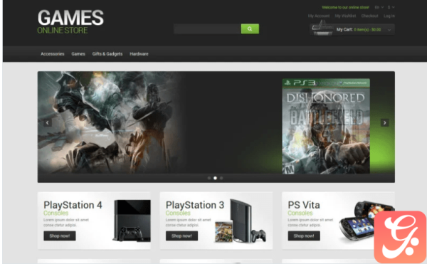 Game Portal Responsive Magento Theme