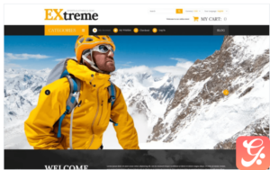 Extreme Sports Gear Magento Theme