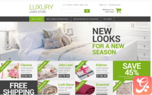 Luxury Linen Store Magento Theme
