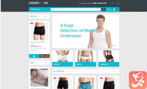 Mens Underwear Magento Theme