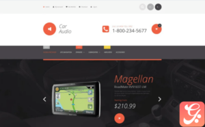 Car Stereo Magento Theme