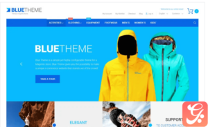 Blue Magento Theme