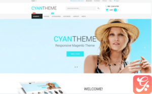 Cyan Theme Magento Theme