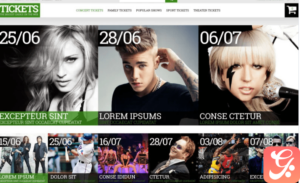 Music Ticket Broker Magento Theme