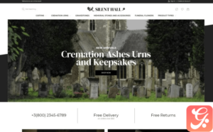 Silent Hall - Funeral Services eCommerce Template Magento Theme