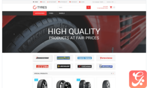 Car Wheels Online Store Magento Theme
