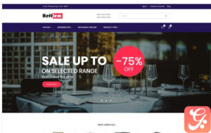 vHefflem - Kitchen Furniture Ecommerce Template Magento Theme