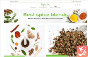 Spicia - Spices Online Store Template Magento Theme