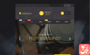 Music Gear Store Magento Theme