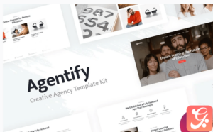 Agentify | Personal Portfolio for Creatives Elementor Template Kit