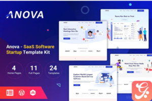 Anova - SaaS & Startup Elementor Template Kit