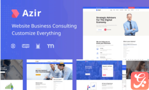 Azir | Finance Consulting Elementor Template Kit