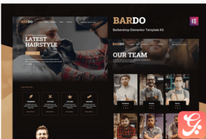 Bardo - Gentleman Barbershop Elementor Template Kit