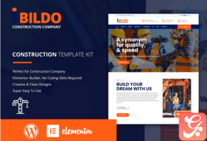 Bildo - Construction Elementor Template Kit