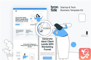 Brontide – IT Solutions & Technology Startup Elementor Template Kit