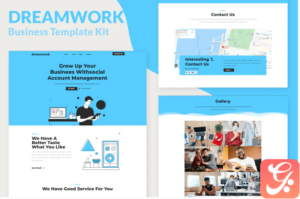 Dreamwork - Business Management Elementor Template Kit