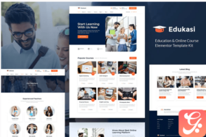 Edukasi – Education & Online Course Elementor Template Kit