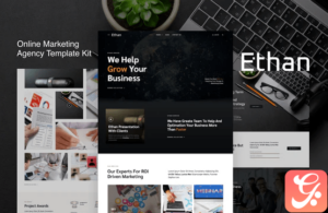 Ethan – Online Marketing Agency Elementor Template Kit