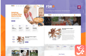 FDR - Fundraising Elementor Template Kit