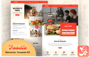Foodie - Fast Food Elementor Template Kit