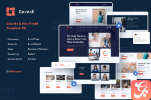 Gaveall | Charity Elementor Template Kit