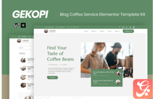 Gekopi - Coffee Shop Blog Elementor Template Kit