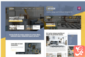 Interion - Interior Design Elementor Template Kit