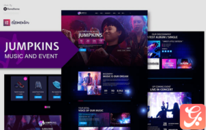 Jumpkins - Music & Event Elementor Template Kit