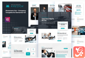 Kredok - Car Showroom Elementor Template Kit