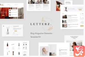 Letterz - Blog Magazine Elementor Template Kit
